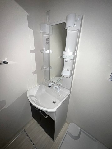 洗面設備　広い洗面スペース