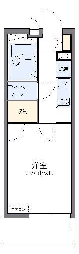 レオパレスボヌール久喜の間取り写真