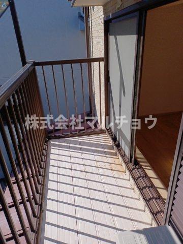 バルコニー　落ち着いた時間を過ごせるバルコニーです