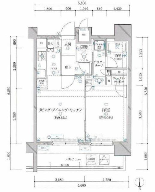 アルテシモレガの間取り写真