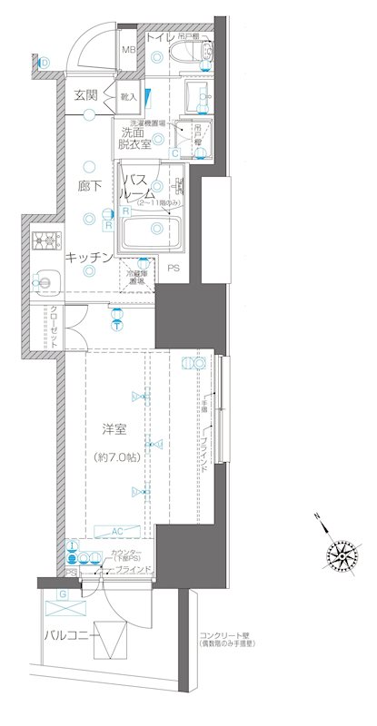 ZOOM川崎EASTの間取り写真