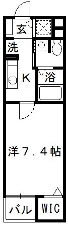 さいたま市北区東大成町のマンションの間取り