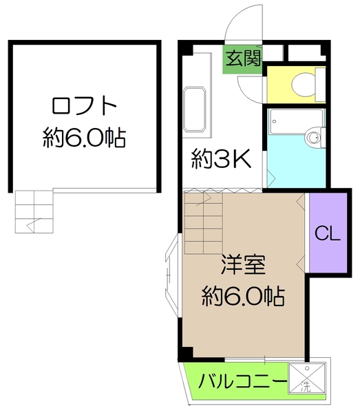 しおやハイツの間取り