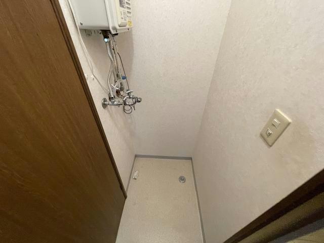 【函館市柏木町のアパートの洗面設備】