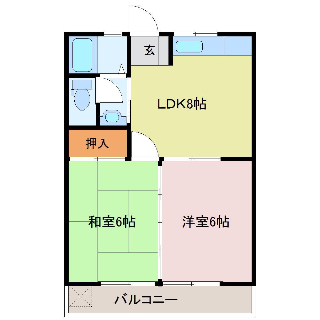 ハイツカトレアの間取り