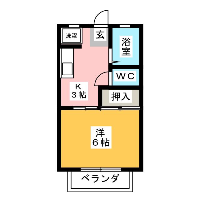 シャルマン箕田の間取り