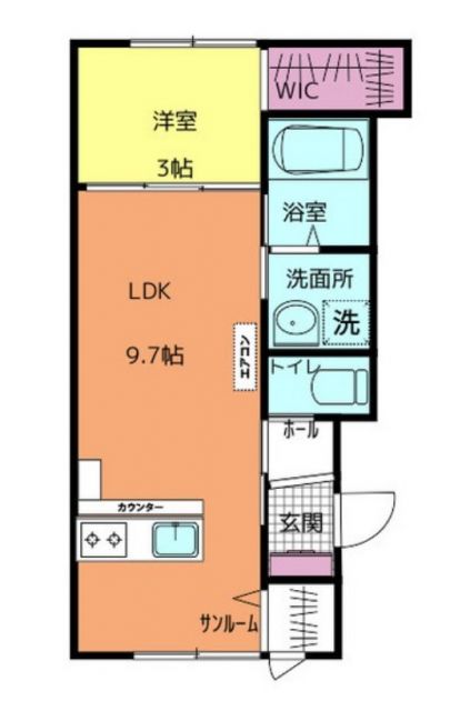 Felice駅南の間取り