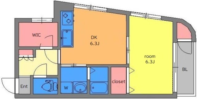 品川区西中延のマンションの間取り