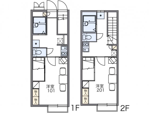 レオパレス成田空港Aの間取り