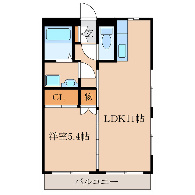 ブルースカイの間取り