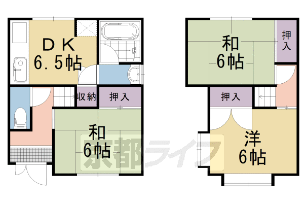 京都市伏見区久我本町のその他の間取り