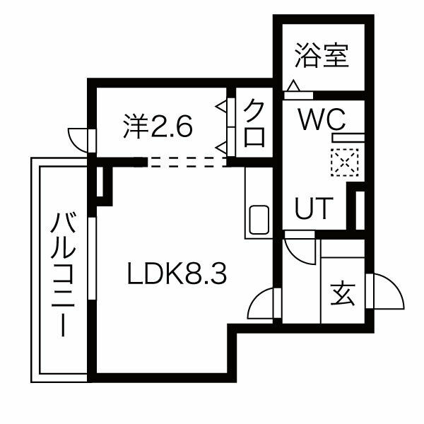 セレスト泉中央Iの間取り