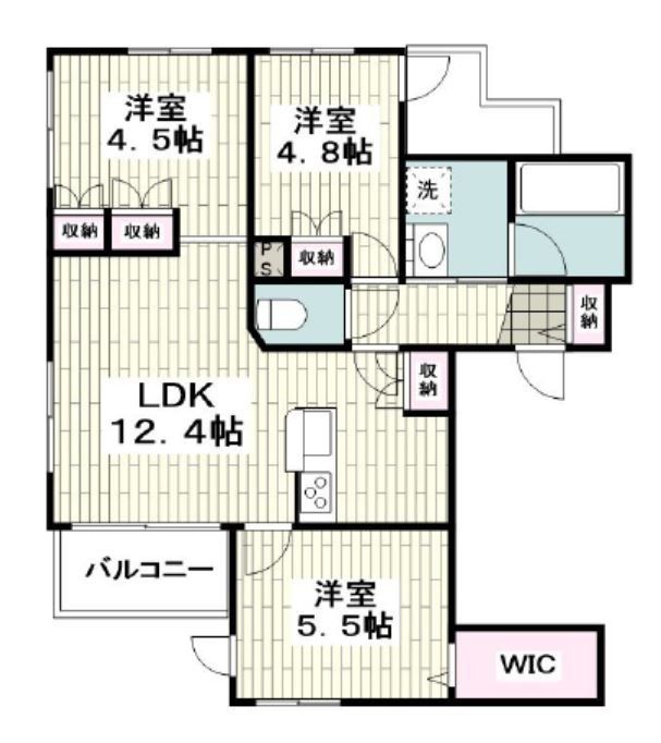 Logement　Estの間取り