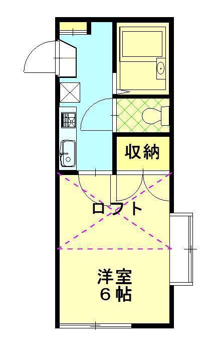 サンパティーク牛島の間取り