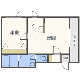 カゼッタカリーナの間取り