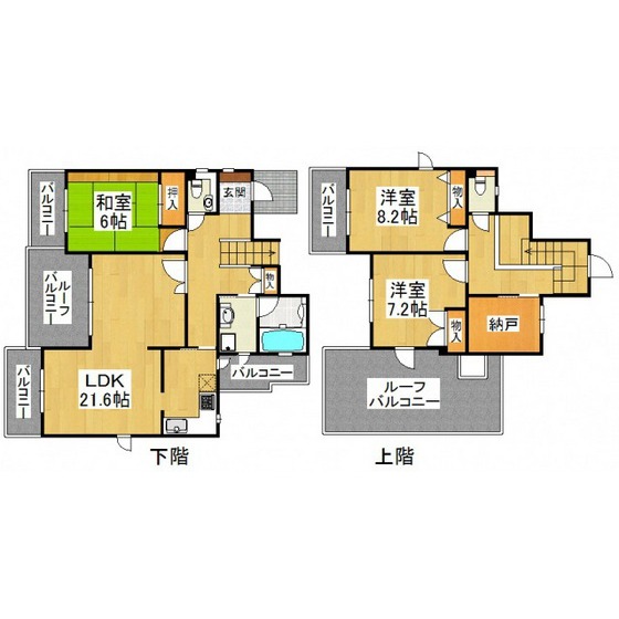 パロマヴィラ寺塚の間取り