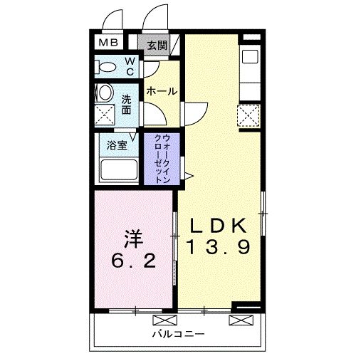 マウンテンメープル新座の間取り