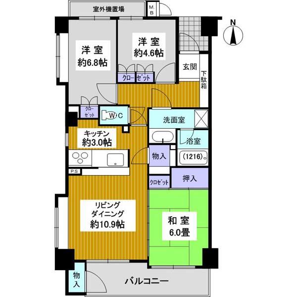 サーパス北山の間取り