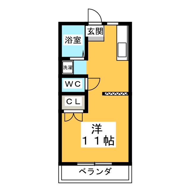 コーポサンモールの間取り