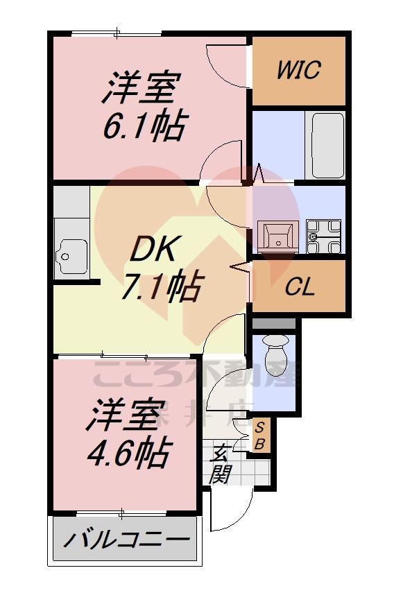 パラシェンプレの間取り