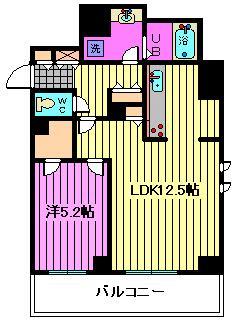 さいたま市大宮区桜木町のマンションの間取り