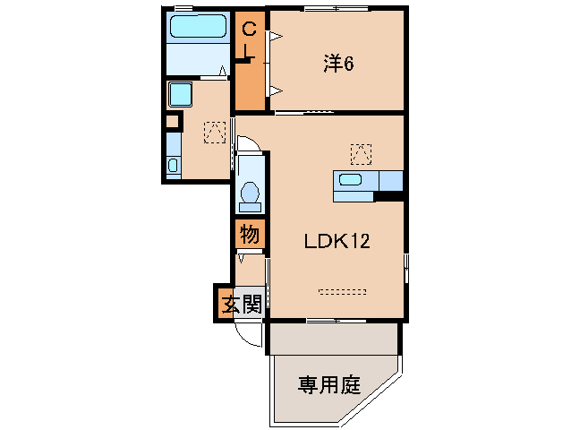 D-room楠見中の間取り