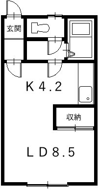 ラフィーネBの間取り