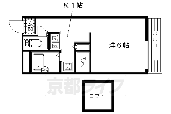 レオパレスＥＡＳＴ　ＦＩＥＬＤ　精華の間取り