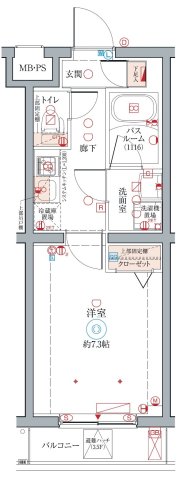 クレヴィスタ柴又の間取り