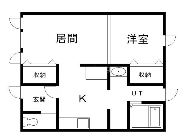 花さか荘の間取り