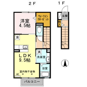 SENGUW　Iの間取り