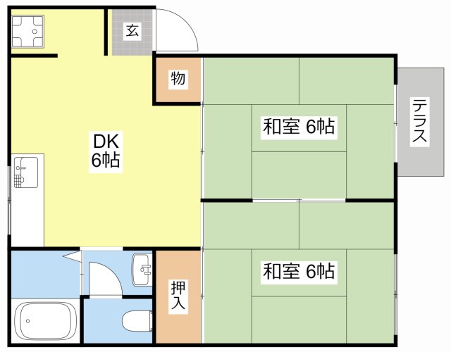 ラブリータウン近江C棟の間取り