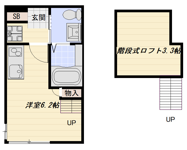 エスト白楽の間取り