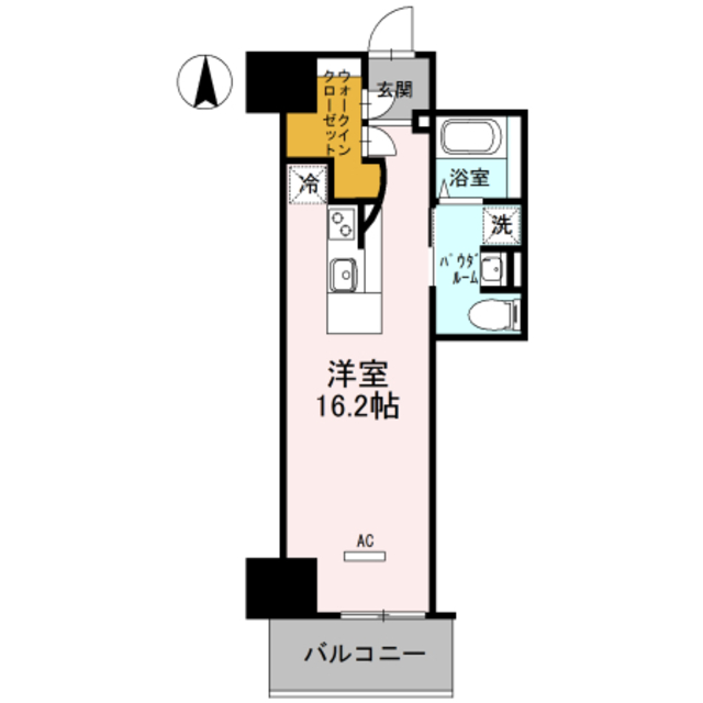 【堺市堺区北花田口町のマンションの間取り】