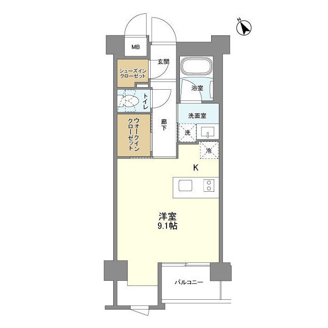 ガーデン原宿の間取り