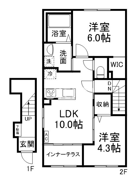 プルメリアの間取り