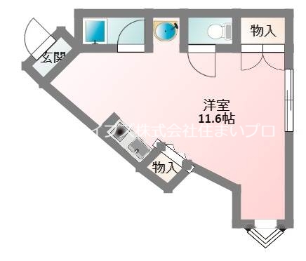 門真市朝日町のマンションの間取り