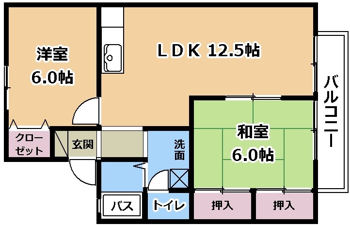 エスポワールの間取り