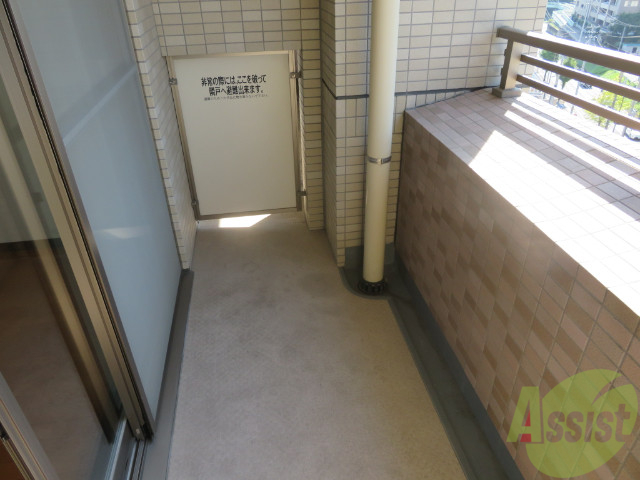 バルコニー　バルコニーからの景色を撮ってみました～。