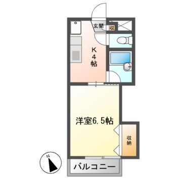 ア・ドリームかしあげIの間取り