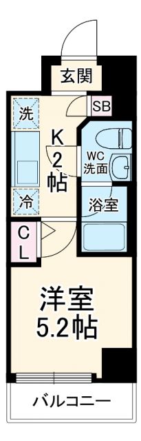 クラリッサ新綱島の間取り写真