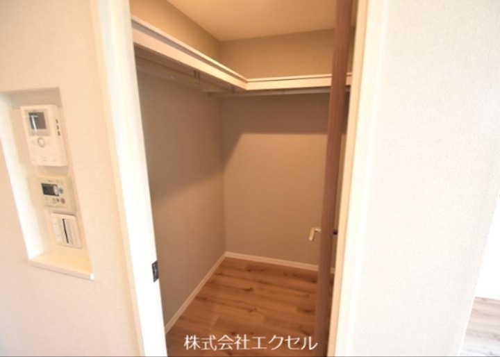 収納　ウォークインクローゼット完備です。
