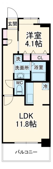 クレアガーデンの間取り