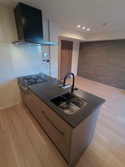 キッチン　※建築中参考写真（２０２６年１月撮影）です※