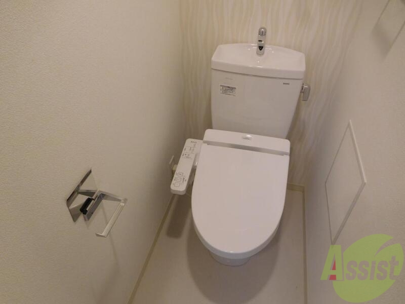 トイレ　ウォシュレット付きのトイレです。