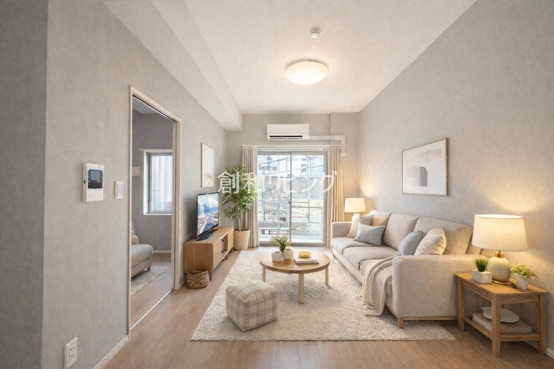 居室・リビング　家具・インテリアはCGです