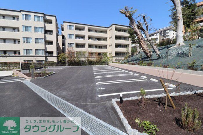 駐車場　眺望