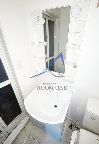 洗面設備　洗面台です。