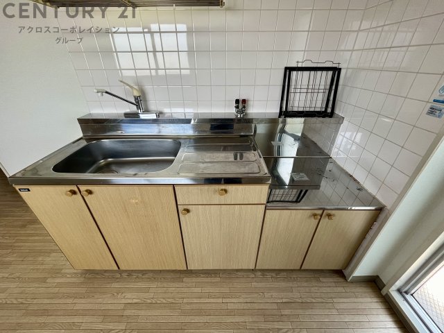 キッチン　ガスコンロ設置可能なキッチンです！