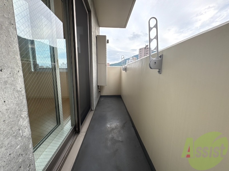 バルコニー　バルコニーです。洗濯物を干したり一息ついたりできますね！